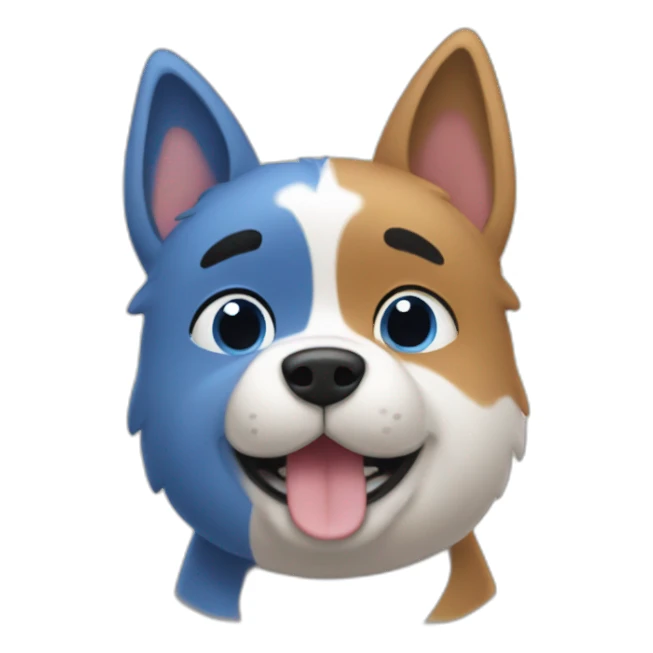 Bluey and Bingo sticker