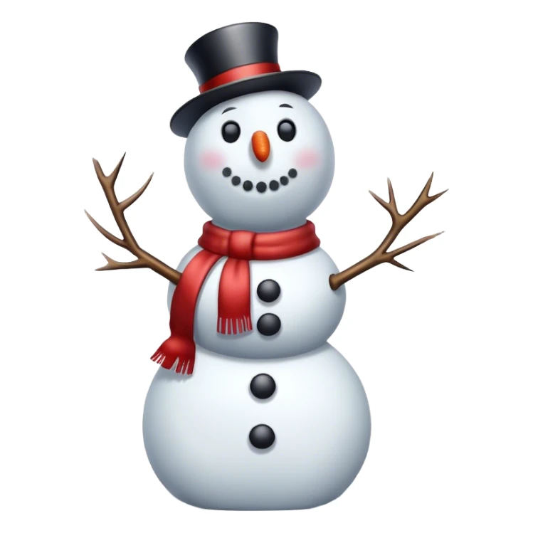 Snowman sticker
