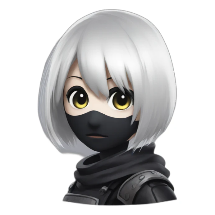 nier automata 2b sticker