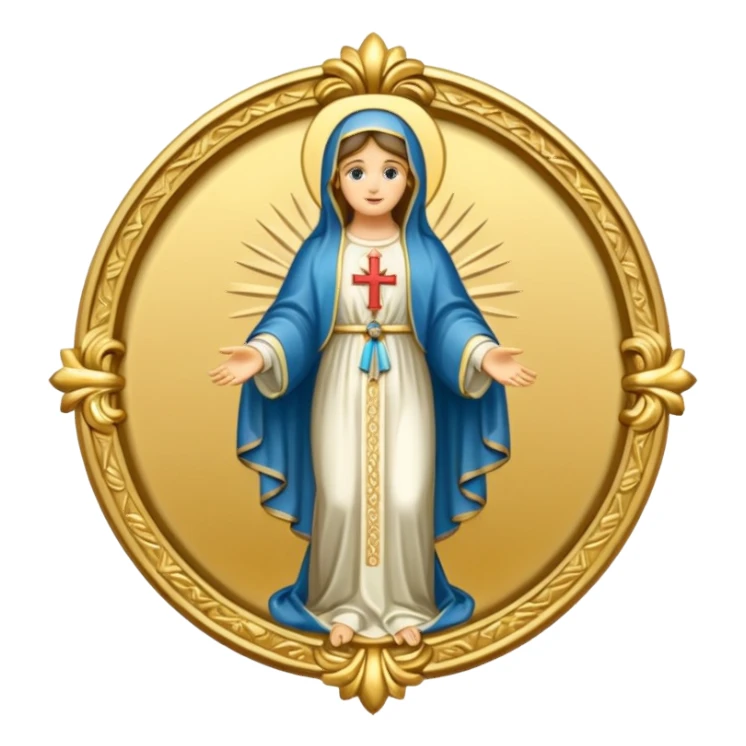 ave maria's emblem  sticker
