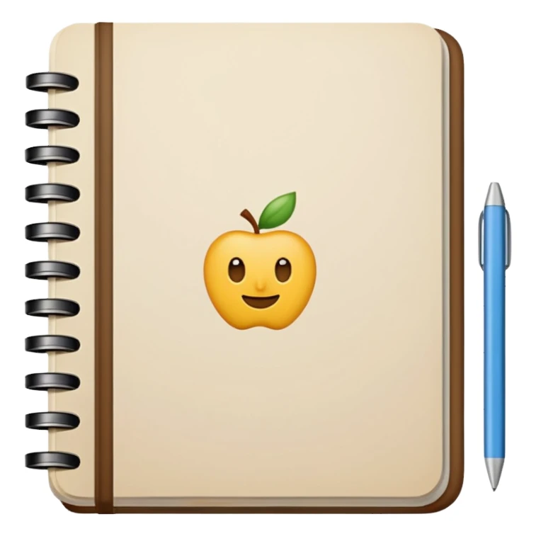 patterned notebook sticker