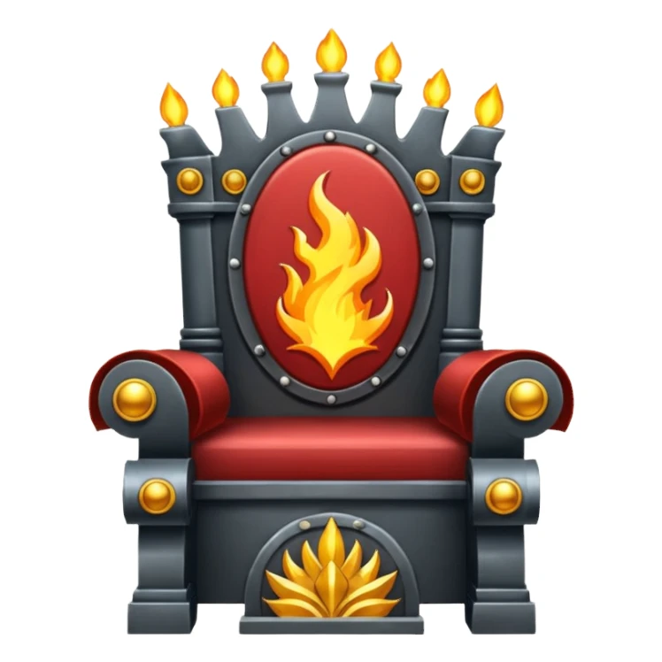game of fire throne sticker