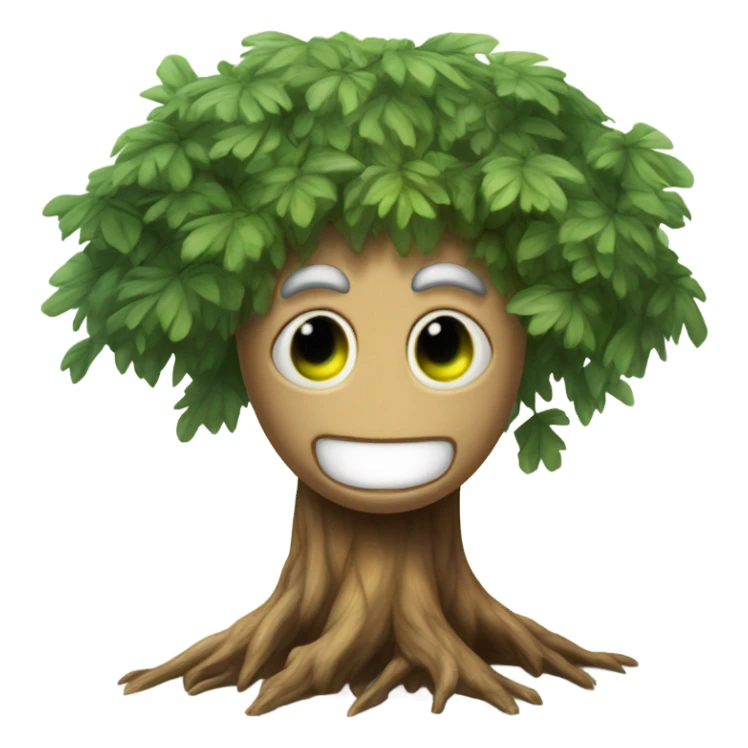 Deku tree crying happy tears  sticker