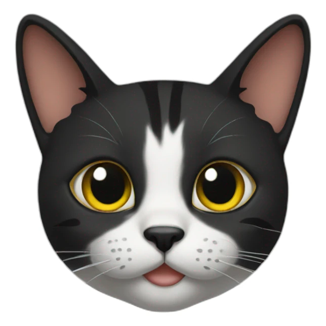 Black-luckycat sticker