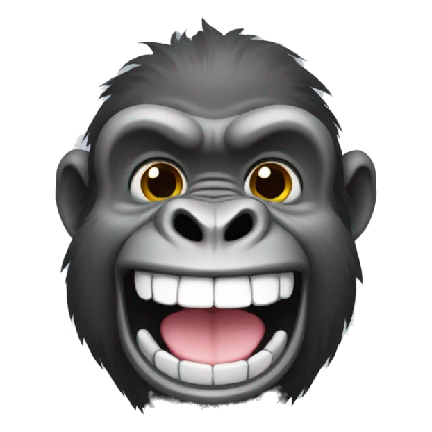 happy gorilla sticker