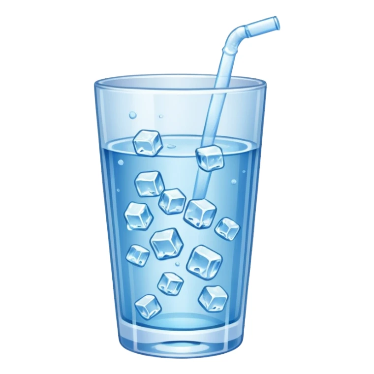 Lots of tiny bubbles and ice cubes sticker