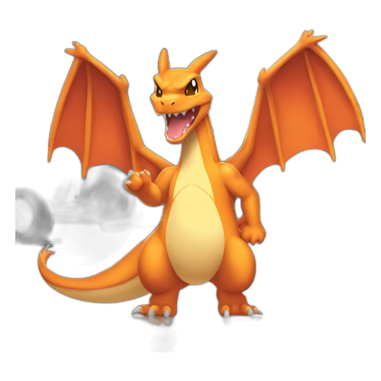 Charizard at gym sticker