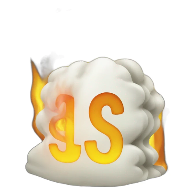 dollars burning sticker