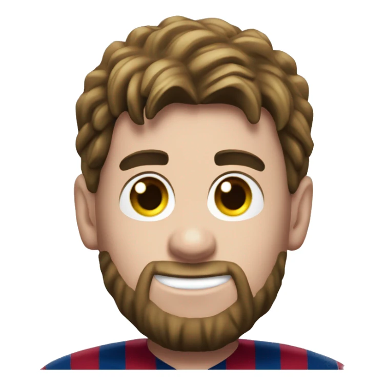 O messi com 8 bolas de ouro no Barcelona  sticker