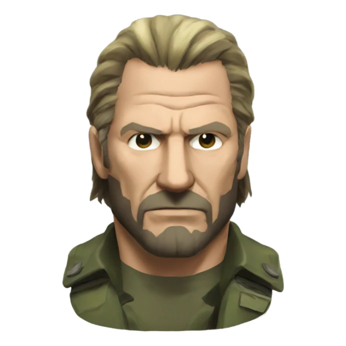 MGS V big boss sticker