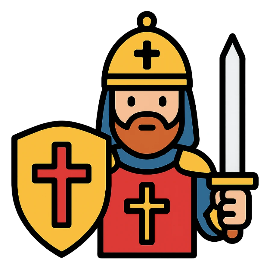 orthodox warrior sticker
