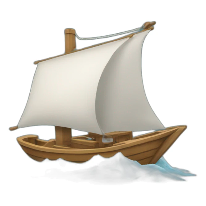 Bateau qui coule devent un siège sticker