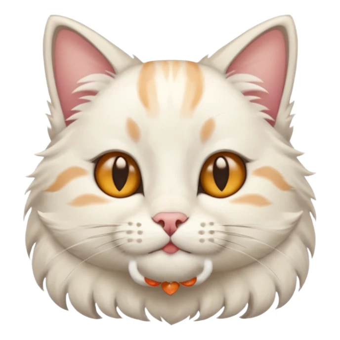 Shying cat and hands on head sticker