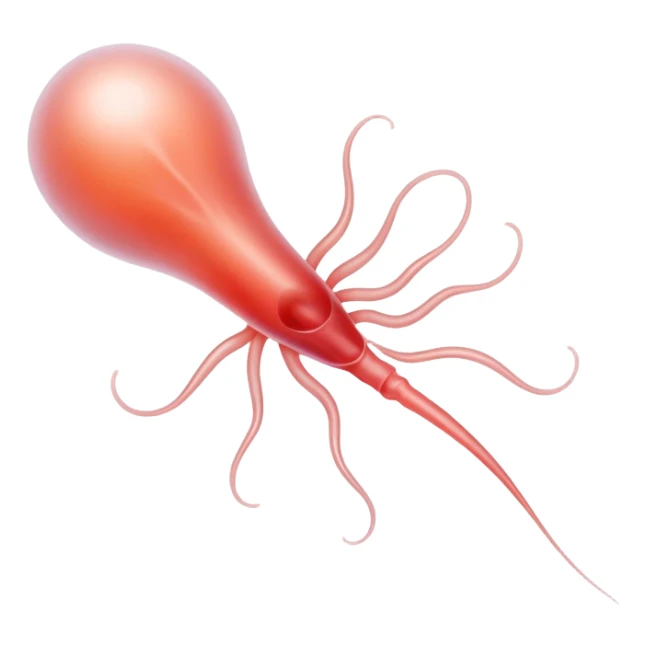 A single sperm cell, reproductive biology sticker