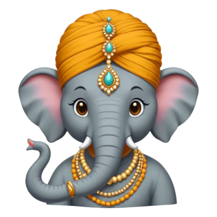 un éléphant indien du maharadja sticker