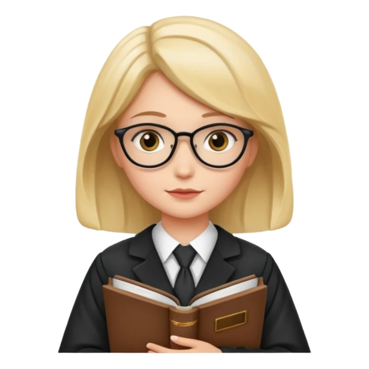 Cat lawyer girl  sticker