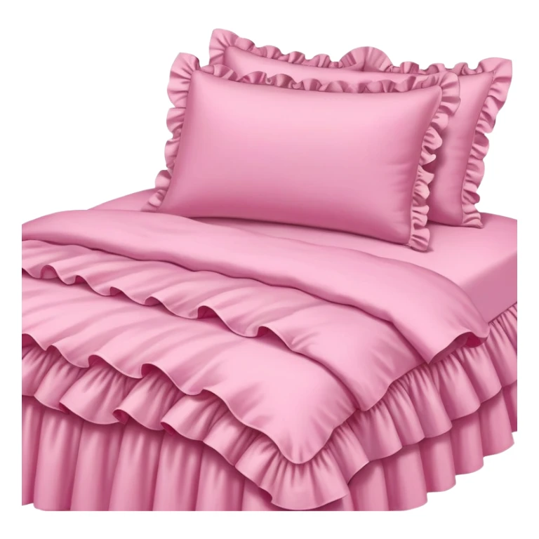 pink bed linen sticker