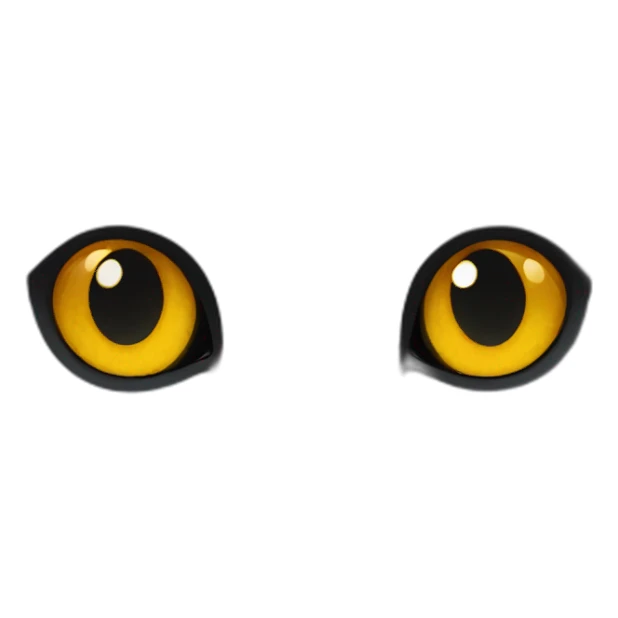 Dark Gray Scottish fold with marigold eyes sticker