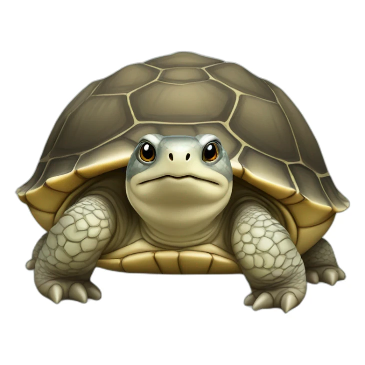 Tortue sur loutre sticker