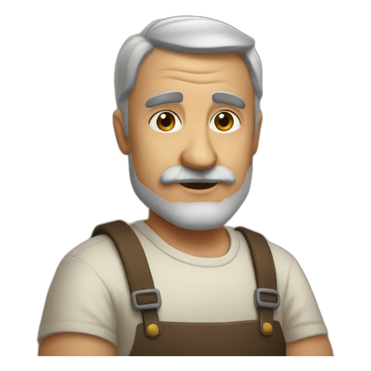 Papa barbue  sticker