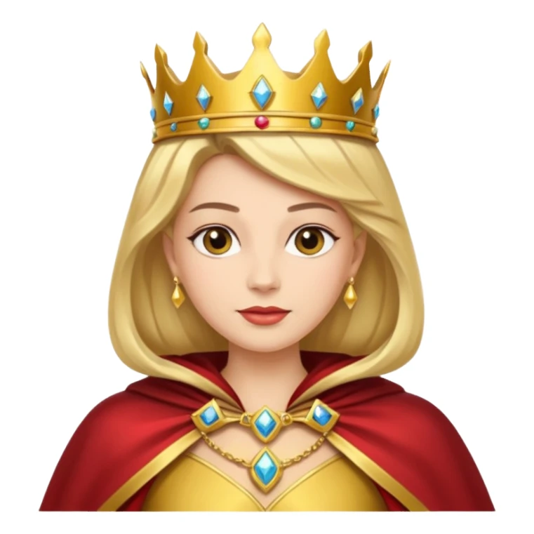 gold Cape Queen sticker