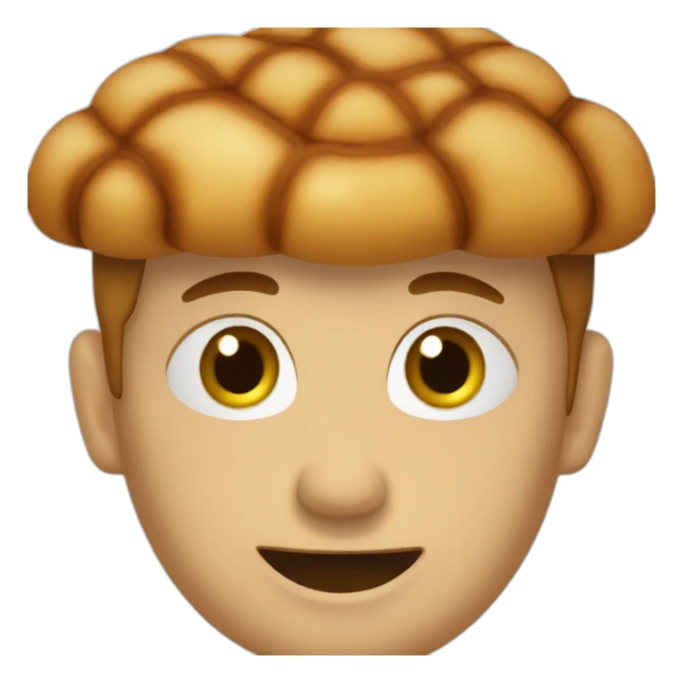 Cinnamon pastry sticker