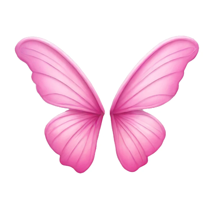 pink fairy wings sticker