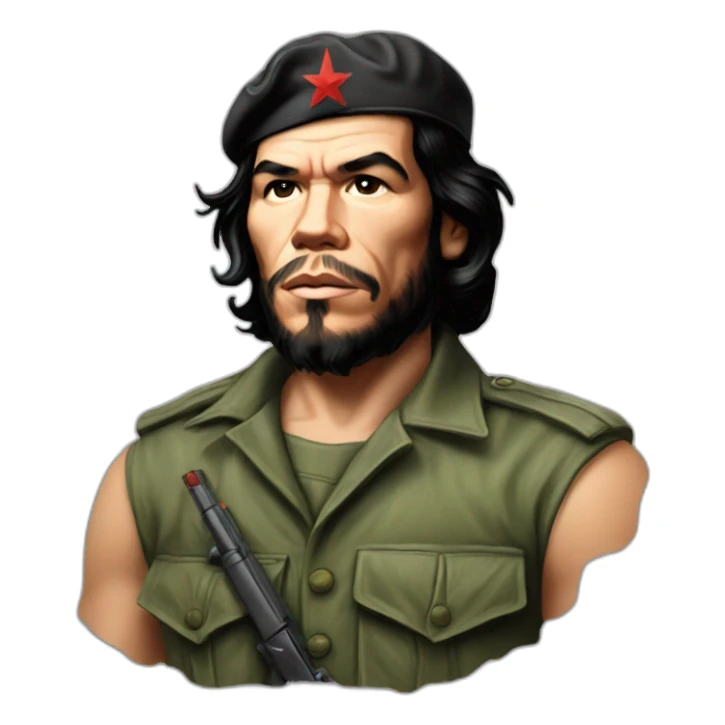 Che Guevara make a tattoo sticker