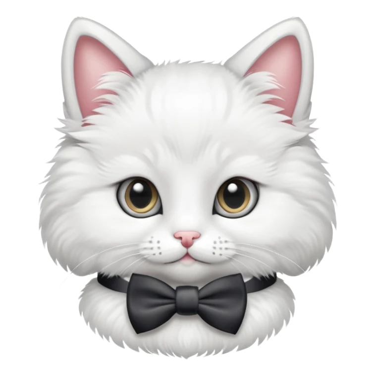 cute cat with a bow tie sticker