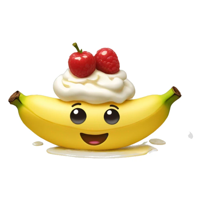 banana split sticker