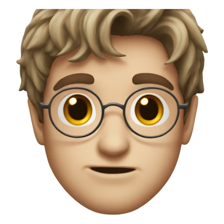 Harry potter face  sticker