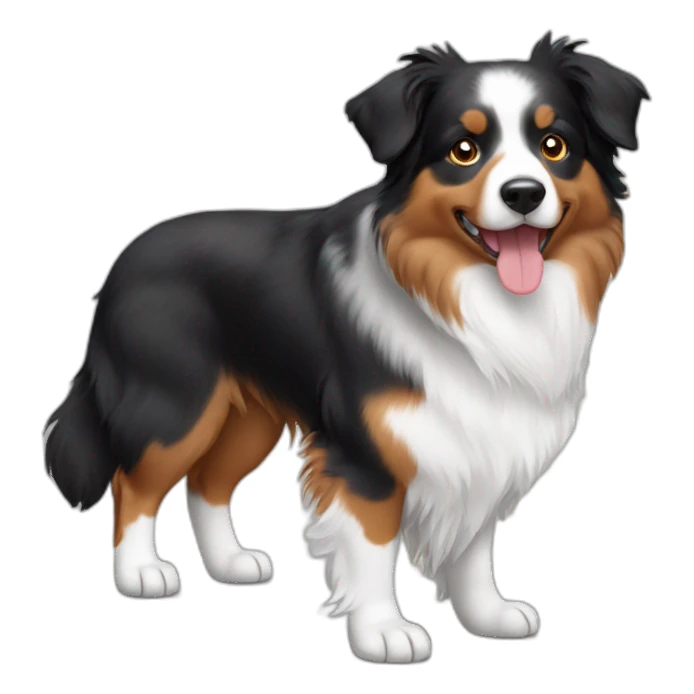 Australian shepherd tricolor sticker