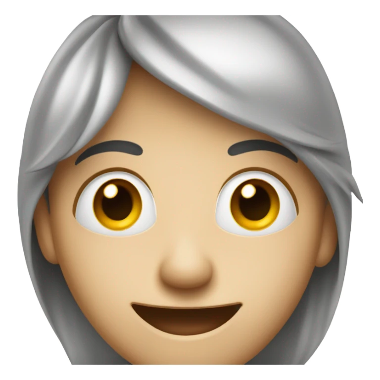 Mischievous grin ￼ sticker