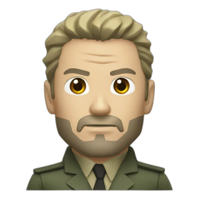 Big Boss from metal gear sticker