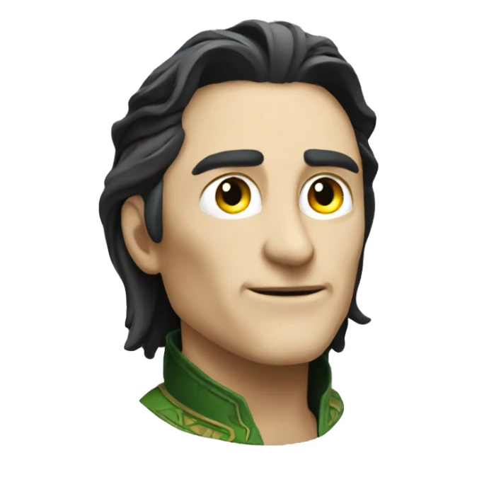 animated coin the mask Loki  sticker