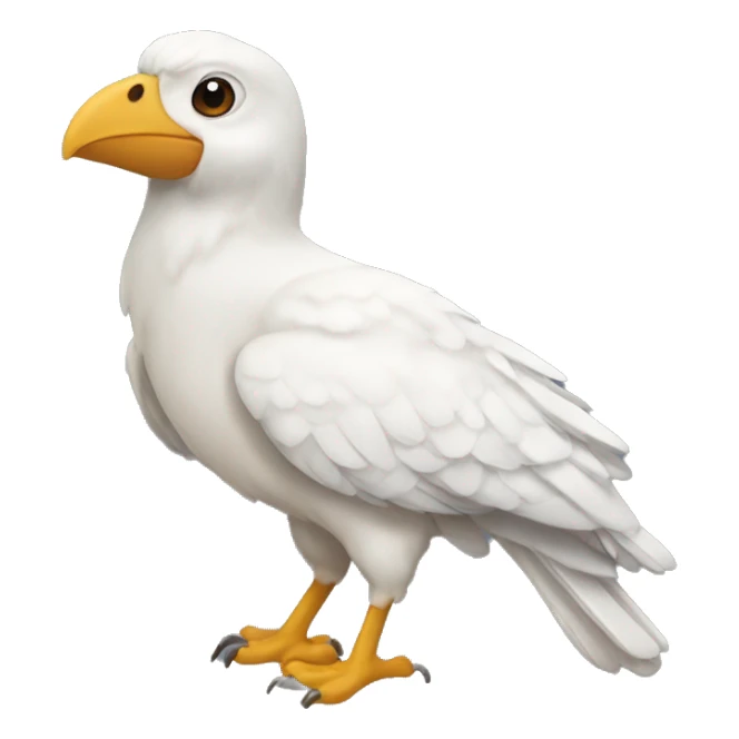 cigueña cuki blanca sticker