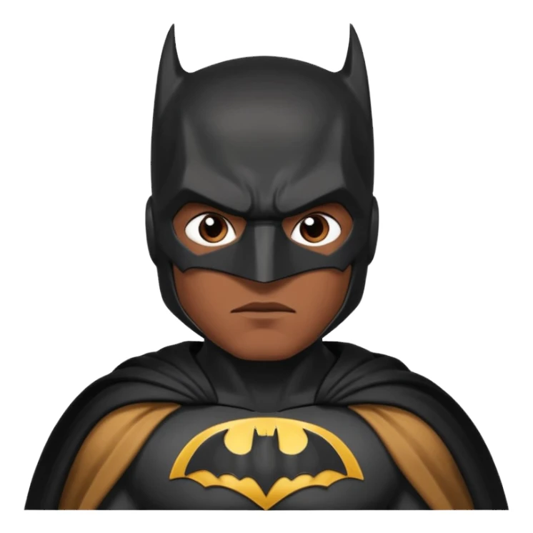  brown Batman sticker
