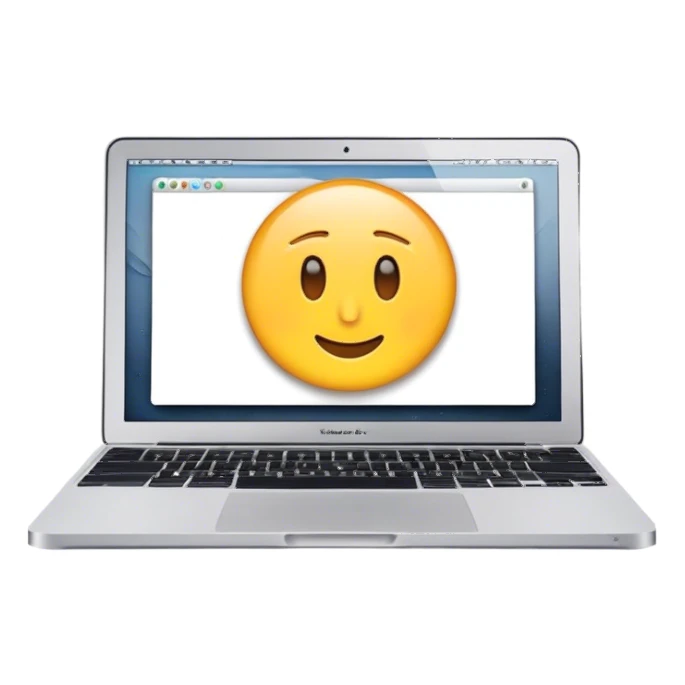 Mackbook with a live mark in the center sticker