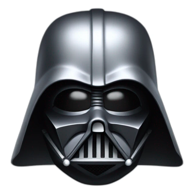 silver ghost face vader sticker