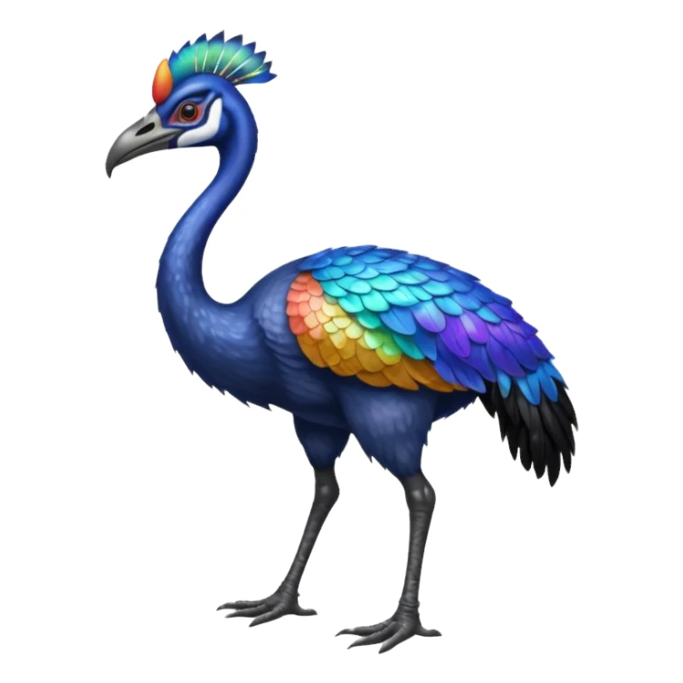 Cassowary Body sticker
