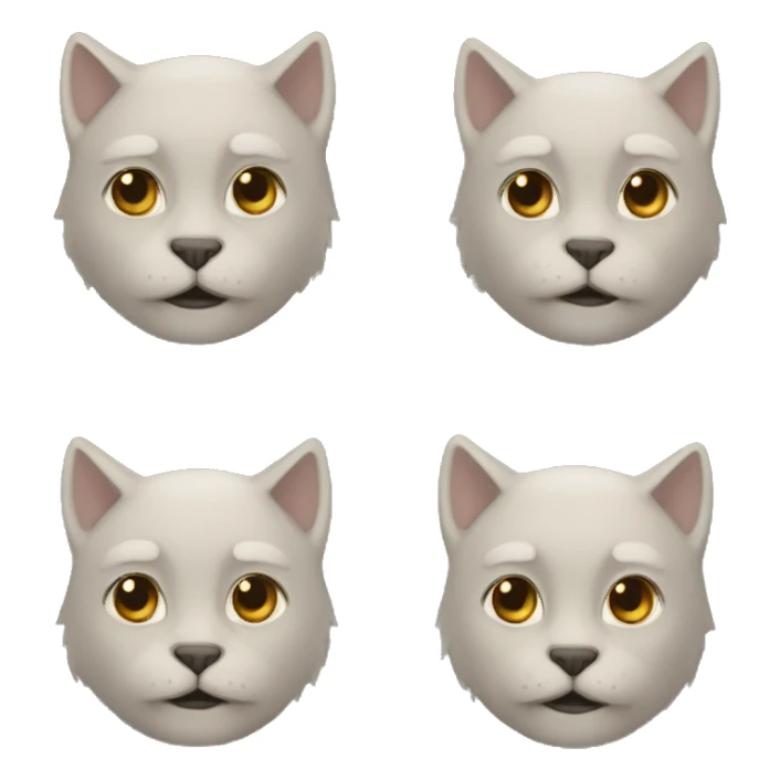 GAto humanoide sticker