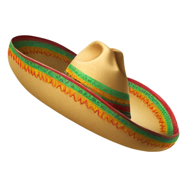 Mexican sombrero sticker