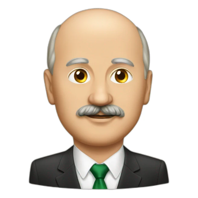 Lukashenko with potatoes sticker