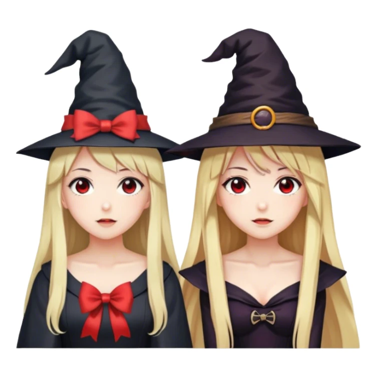 reimu and marisa  sticker
