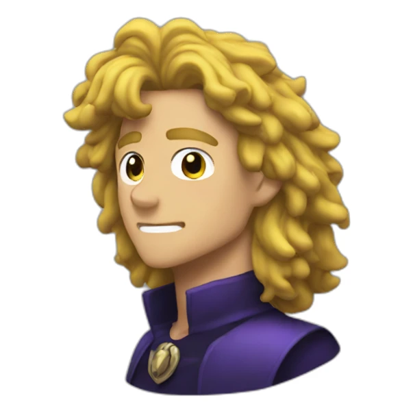 Dio and the world sticker