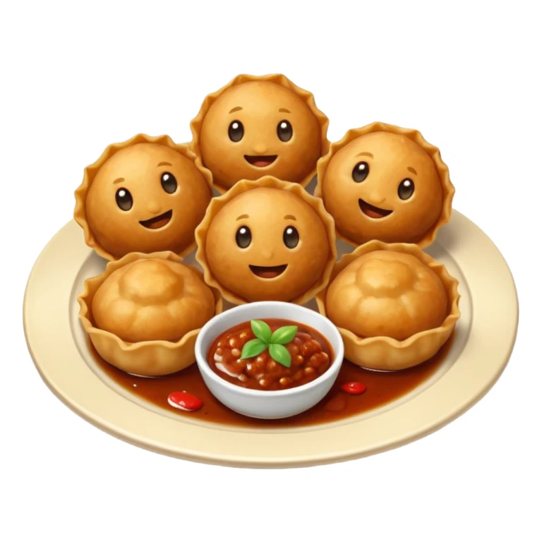 Wontons Beef Meatballs sticker