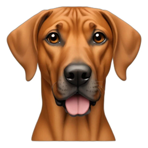 Rhodesian ridgeback sticker