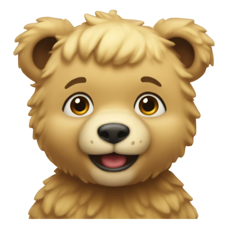 Butterbear 3 years old sticker