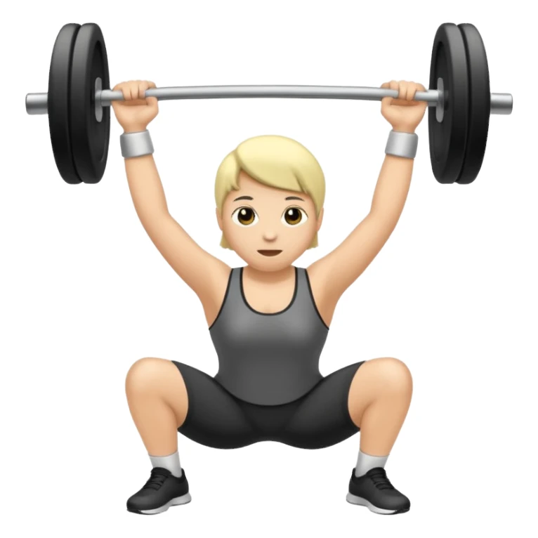 unas pesas de hacer ejercicio  sticker