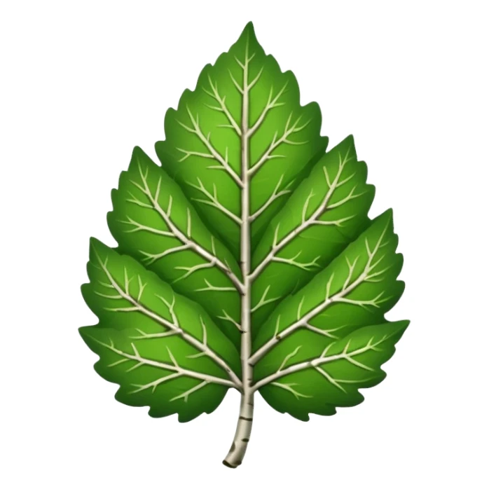 birch leaf  sticker